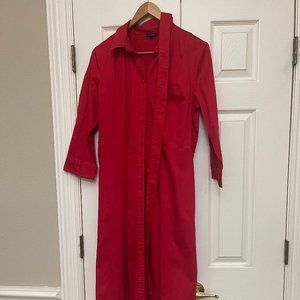 Talbot's Red Dress, Long Sleeve, Size 12